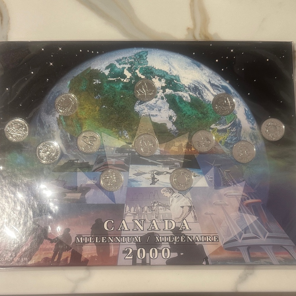 Royal Canadian Mint Millennium 2000 Coin Set - Uncirculated